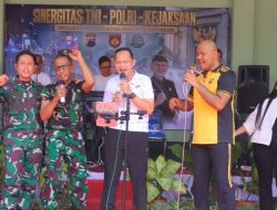 Solid Jaga Kamtibmas, TNI, Polri, dan Kejaksaan Kendal Pererat Sinergi Lewat Olahraga Bersama