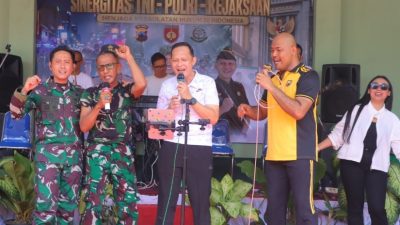 Solid Jaga Kamtibmas, TNI, Polri, dan Kejaksaan Kendal Pererat Sinergi Lewat Olahraga Bersama