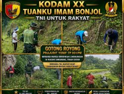 Karya Bakti Kodam XX/TIB di Simawang, Wujud Nyata Kepedulian TNI kepada Masyarakat