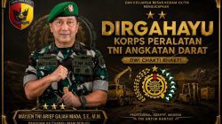 Mayjen TNI Arief Gajah Mada, S.E., M.M. Sampaikan Ucapan Dirgahayu Korps Peralatan TNI AD, Wujud Apresiasi bagi Prajurit Pengabdi Negeri