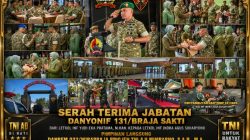 Momentum Regenerasi Kepemimpinan, Danrem 032/Wirabraja Pimpin Sertijab Danyonif 131/Braja Sakti di Padang