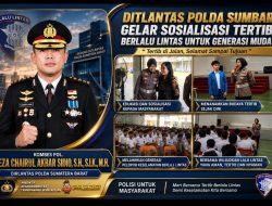 Atas Arahan Dirlantas Kombes Pol. H. M. Reza Chairul Akbar Sidiq, Ditlantas Polda Sumbar Edukasi Pelajar SMA Don Bosco Padang