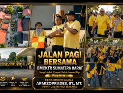Kadis BMCKTR Sumbar Armizoprades, ST., MT. Pimpin Jalan Pagi Bersama di Padang, Perkuat Sinergi Antarpegawai