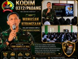 Dandim 0312/Padang Kolonel Inf Ferry Adianto Tanamkan Semangat Bela Negara kepada Siswa SMA Negeri 9 Padang, Wujud Nyata TNI untuk Rakyat