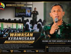 MPLS SMK Negeri 9 Padang Diisi Materi Wasbang oleh Dandim 0312/Padang Kolonel Inf Ferry Adianto, Bekali Generasi Muda Jiwa Nasionalisme