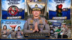 Kombes Pol. H. M. Reza Chairul Akbar Sidiq Perkuat Giat Edukasi #SEPAKAT, Ditlantas Polda Sumbar Ajak Masyarakat Tertib Berlalu Lintas
