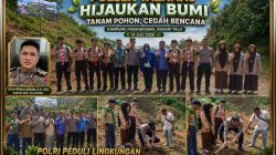 Kapolsek Talamau IPTU Fifriki Candra, S.H., M.H. Gerakkan Penghijauan Bersama Pelajar MAN Talu dan SMKN 1 Talamau