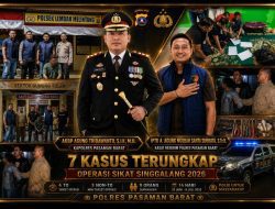 Operasi Sikat Singgalang 2026 di Pasbar, Kapolres AKBP Agung Tribawanto Pastikan Penindakan, Iptu A. Agung Ngurah Ungkap 7 Kasus