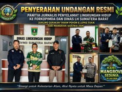 Hari Mangrove Sedunia 2026, Jurnalis Penyelamat Lingkungan Gandeng Forkopimda Tanam Pohon dan Lepas Tukik di Amping Parak