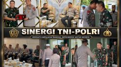 Kapolda Sumbar Silaturahmi ke Makodam XX/TIB, Pangdam Arief Gajah Mada Perkuat Koordinasi TNI-Polri