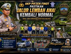AKP Pifzen Finot Pastikan Jalur Lembah Anai Kembali Normal, Semua Jenis Kendaraan Sudah Bisa Melintas