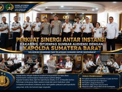 Kalapas Perempuan Padang Susi Andriany Pohan Dampingi Kakanwil Ditjenpas Audiensi dengan Kapolda Sumbar