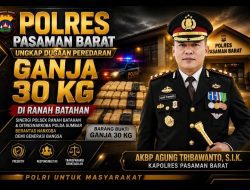 AKBP Agung Tribawanto Instruksikan Sikat Narkoba Hingga ke Akar, Polsek Ranah Batahan Bergerak Cepat