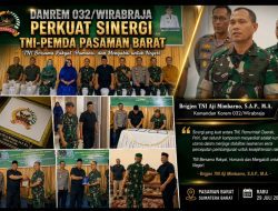 Danrem 032/Wirabraja Brigjen TNI Aji Mimbarno Pimpin Silaturahmi Humanis Bersama Pemkab Pasaman Barat