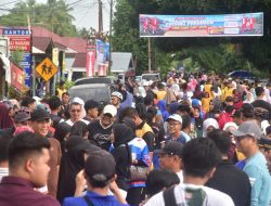 Bupati John Kenedy Azis Dampingi Ribuan Warga Ramaikan CFD Perdana Padang Pariaman di Kawasan Katapiang