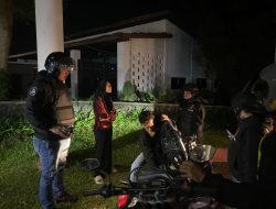 Tekan Angka Kriminalitas, Polres Wonosobo Sisir Titik Rawan di Taman Kalianget