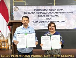 Susi Andriany Pohan Dorong Warga Binaan Terus Belajar, Lapas Perempuan Padang Teken PKS dengan PKBM Gempita