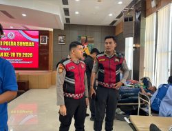 Ditsamapta Polda Sumbar Turut Semarakkan Hari Jadi Polwan ke-78 melalui Aksi Donor Darah