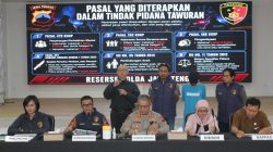 Polda Jateng Ungkap Tawuran Antar Kelompok Remaja wilayah Semarang-Kendal, Empat Tersangka Ditahan dan 17 DPO Diburu