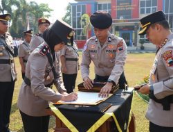 Rotasi Jabatan Strategis, Polresta Batang Gelar Sertijab Sejumlah Kasat dan Kapolsek Jajaran