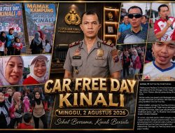 Kapolsek Kinali AKP Feri Yuzaldi, S.H. Bangun Kedekatan Polri dan Masyarakat pada Car Free Day Perdana