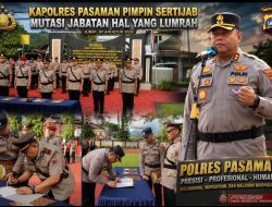 Tiga Kursi Strategis Polres Pasaman Berganti, AKBP Adirawa: Pahami Wilayah dan Hadirkan Rasa Aman
