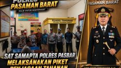 AKBP Agung Tribawanto Atensikan Sat Samapta Polres Pasbar Jaga Keamanan Tahanan di Mapolres Pasaman Barat