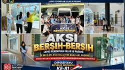 Kalapas Susi Andriani Pohan Tonjolkan Semangat Gotong Royong, Pegawai dan Warga Binaan Bersihkan Masjid Ash Shalihiin Anak Air