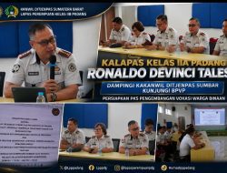 Kalapas Ronaldo Devinci Talesa Perkuat Pembinaan Warga Binaan, PKS Vokasi dengan BPVP Disiapkan