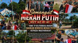 Dari Prajurit untuk Rakyat, Yonif TP 951/Pandeka Marapi Sebarkan Semangat Merah Putih di Simawang