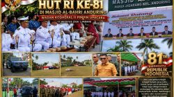 Peringatan HUT RI ke-81 di Masjid Al-Bahri Anduring, H. Joni Tetap Kobarkan Nasionalisme Lewat Telepon