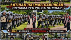 Polisi untuk Masyarakat, Ditsamapta Polda Sumbar Matangkan Kemampuan Personel Hadapi Aksi Massa