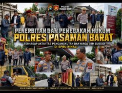 AKBP Agung Tribawanto dan AKP Fery Yuzaldi Perkuat Penegakan Hukum BBM Subsidi di SPBU Kinali, Polri Hadir untuk Masyarakat