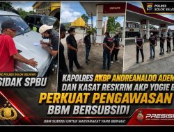 AKP Yogie B. Pimpin Pengawasan Lapangan, Kapolres Andreanaldo Ademi Dorong BBM Bersubsidi Tepat Sasaran