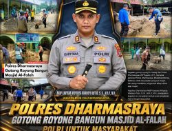 Humanis dan Dekat dengan Warga, Kapolres Dharmasraya AKBP Kartyana Widyarsa Wardoyo Putro Perkuat Sinergi Lewat Gotong Royong