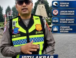 Kasat Lantas Polres Solok Iptu Akbar Kharisma Tanjung: Helm SNI dan Tertib Lalu Lintas Demi Keselamatan Bersama