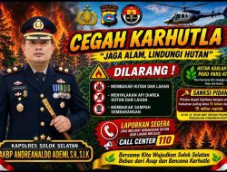 Kapolres Solok Selatan AKBP Andreanaldo Andemi Ajak Warga Cegah Karhutla, Tegas terhadap Pembakaran Hutan dan Lahan