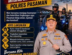 AKBP Adirawa Permana: Mari Ciptakan Pasaman yang Aman dan Nyaman, Warga Diminta Tingkatkan Kepedulian