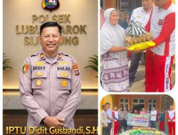Kepedulian Polri Menyentuh Warga, IPTU Didit Gusbandi Bagikan Bantuan di Nagari Lubuk Tarok