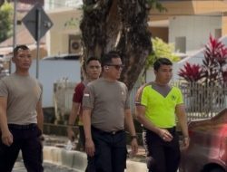 Lari Siang Bersama AKBP Andre Anas, Ditsamapta Polda Sumbar Perkuat Fisik, Disiplin dan Kekompakan Personel