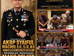 Mako Polsek Kapur IX Tampil Baru, Kapolres 50 Kota AKBP Syaiful Wachid Dorong Pelayanan Publik Semakin Humanis dan Profesional