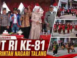 Pawai Alegoris Talang Tetap Semarak di Tengah Proyek Jalan Nasional