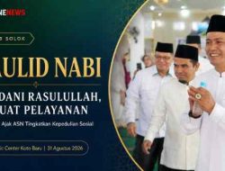 Peringati Maulid Nabi, Bupati Solok Tekankan Pelayanan ASN dan Solidaritas Bencana