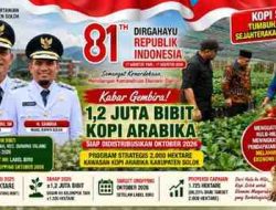 HUT Ke-81 RI, Pemkab Solok Bawa Kabar Gembira: 1,2 Juta Bibit Kopi Menuju Distribusi Oktober