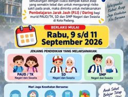 Kabut Asap Jadi Perhatian, Yopi Krislova, S.H., M.M. Pastikan Anak Kota Padang Tetap Belajar Tanpa Mengabaikan Kesehatan