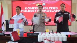 Polresta Magelang Bongkar Jaringan Sabu di Muntilan, Modus Dibalut Semen Diungkap dalam Konferensi Pers