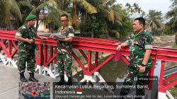 Tim Verifikasi Kodam XX/TIB Turun ke Pampangan, Babinsa Koptu Ricki Hendra Koramil 04/LL Kodim 0312/Padang Dampingi Pengecekan
