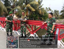 Tim Verifikasi Kodam XX/TIB Turun ke Pampangan, Babinsa Koptu Ricki Hendra Koramil 04/LL Kodim 0312/Padang Dampingi Pengecekan