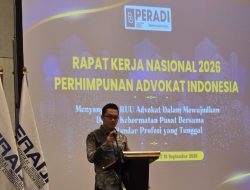 JANGAN SAMPAI PENEGAK HUKUM “GETTING MORE”, ADVOKAT “GETTING LOSS”: Guntur Abdurrahman Dorong Peradi Perkuat Fungsi Penyeimbang dalam Sistem Penegakan Hukum
