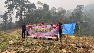 Polsek KPGD Bergerak ke Lokasi Viral Dugaan PETI, Fasilitas Tambang yang Ditinggalkan Ditindak